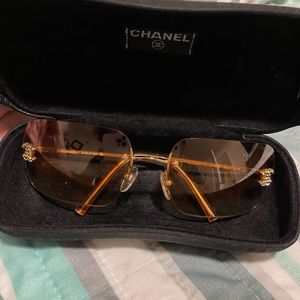 Chanel rimless sunglasses vintage
